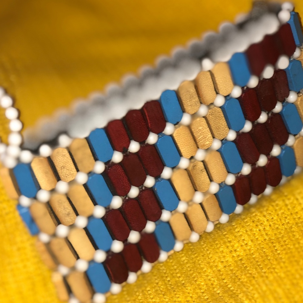 Custom made African small handbag